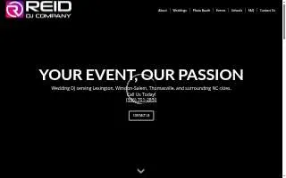 Reid DJ Company of Davidson website