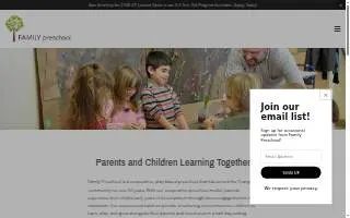 Family Preschool website