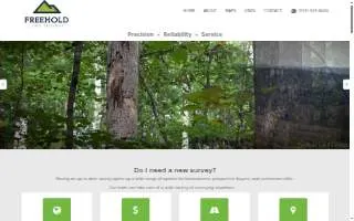Freehold Land Surveys Inc website