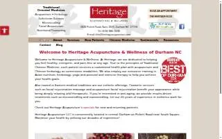 Heritage Acupuncture & Wellness, LLC website