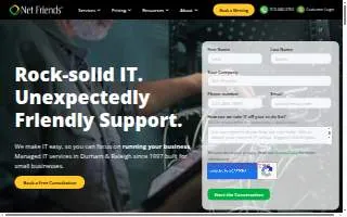 Net Friends, Inc. - Managed IT Services in Durham website