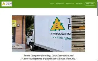 Triangle Ecycling website