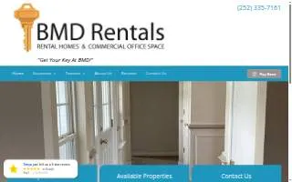 BMD Rentals website