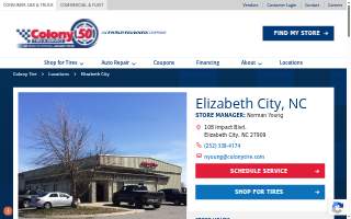 Colony Tire and Service of Elizabeth City