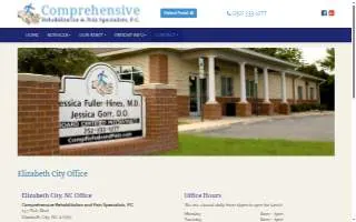 Comprehensive Rehabilitation Pain Specialists website