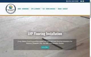 Corey Walker Flooring website