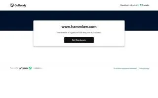 David R. Hamm, Attorney at Law website