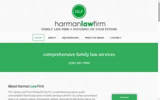 Harman Law Firm, PLLC website