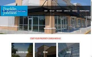 Franklin Johnson Commercial Real Estate website