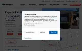 HearingLife of Fayetteville NC website