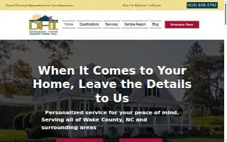 Detailed Home Inspections Inc. of Fuquay-Varina website