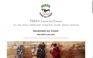 FRESH. Local Ice Cream