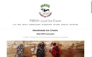 FRESH. Local Ice Cream of Fuquay-Varina website