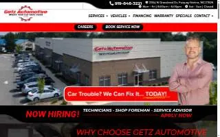 Getz Automotive website