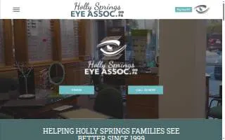 Holly Springs Eye Associates website