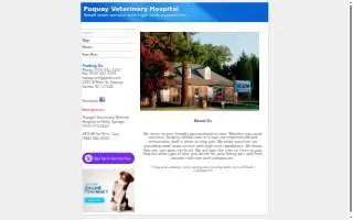 Holly Springs Veterinary Hospital website