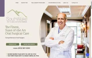 South Wake Oral Surgery & Dental Implants - Dr. Daniel J. Mahar, DDS of Fuquay-Varina website