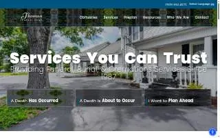 Thomas Funeral Home Inc website