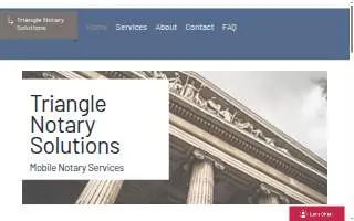 Triangle Notary Solutions of Fuquay-Varina website