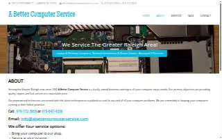 A Better Computer Service website
