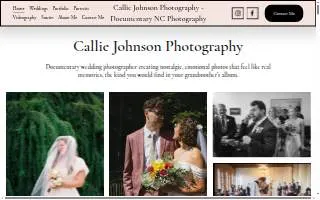 Callie Johnson Photography | Authentic, Documentary Style Photographers in Raleigh NC, Garner, NC, and beyond website