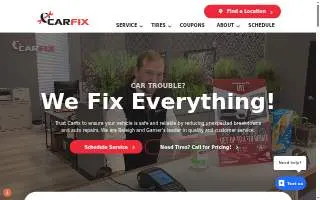 Carfix Auto Repair - Mast Dr website