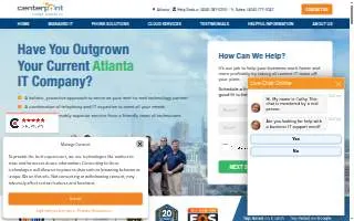 Centerpointe Construction website
