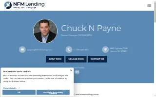 Chuck Payne at NFM Lending website