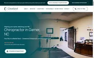 Cleveland Chiropractic and Massage website