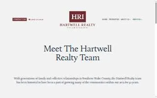 Hartwell Commercial Realty website