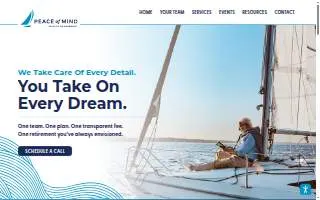 Peace Of Mind Wealth Management website