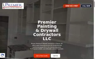 Premier Painting & Drywall Contractors LLC of Garner website
