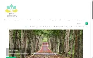 Price Psychiatry PLLC website