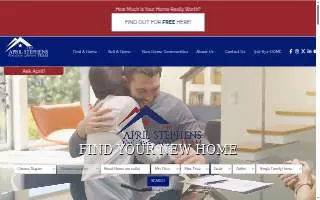 The April Stephens Team, Realtors website