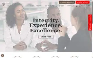 Vanquish Land Title website