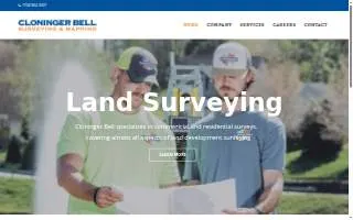 Cloninger Bell Surveying & Mapping website