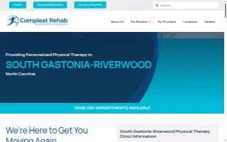 Compleat Rehab & Sports Therapy - South Gastonia Clinic website