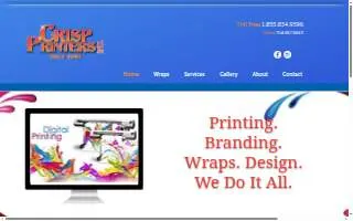 Crisp Printers Inc website