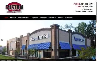 Custom Building Systems website