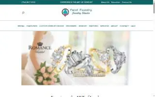 Facet Foundry Jewelry Studio website