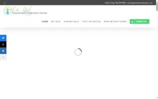 Giannaras Chiropractic Center website