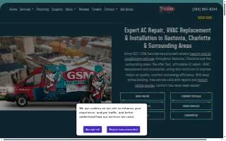 GSM Services website