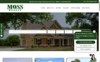 Moss Realty website