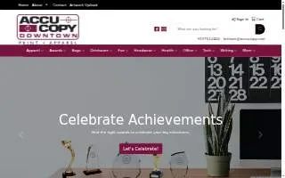 Accu Copy website