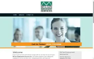 McCain Employment Services Inc website