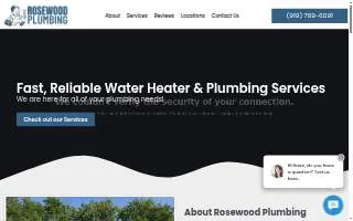 Rosewood Plumbing website