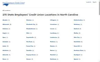 State Employees’ Credit Union of Durham website