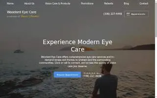 Woodard Eye Care website
