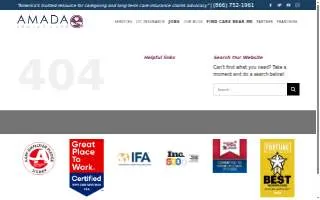 Amada Senior Care of Greensboro website