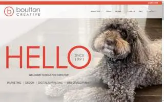 Boulton Creative of Greensboro website